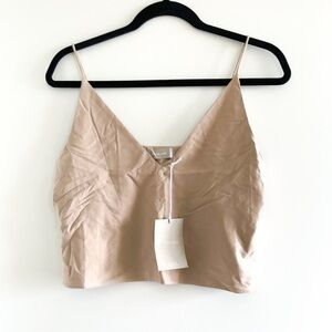 Everlane NWT The Washable Silk Cropped Cami